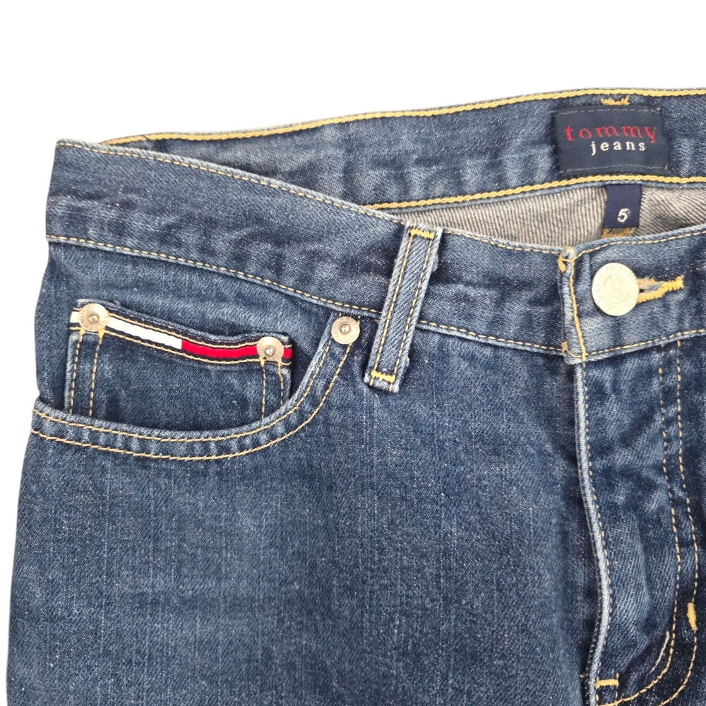 Vinage Tommy Hilfiger Jeans Juniors Size 5 100% Cotton - Picture 4 of 6